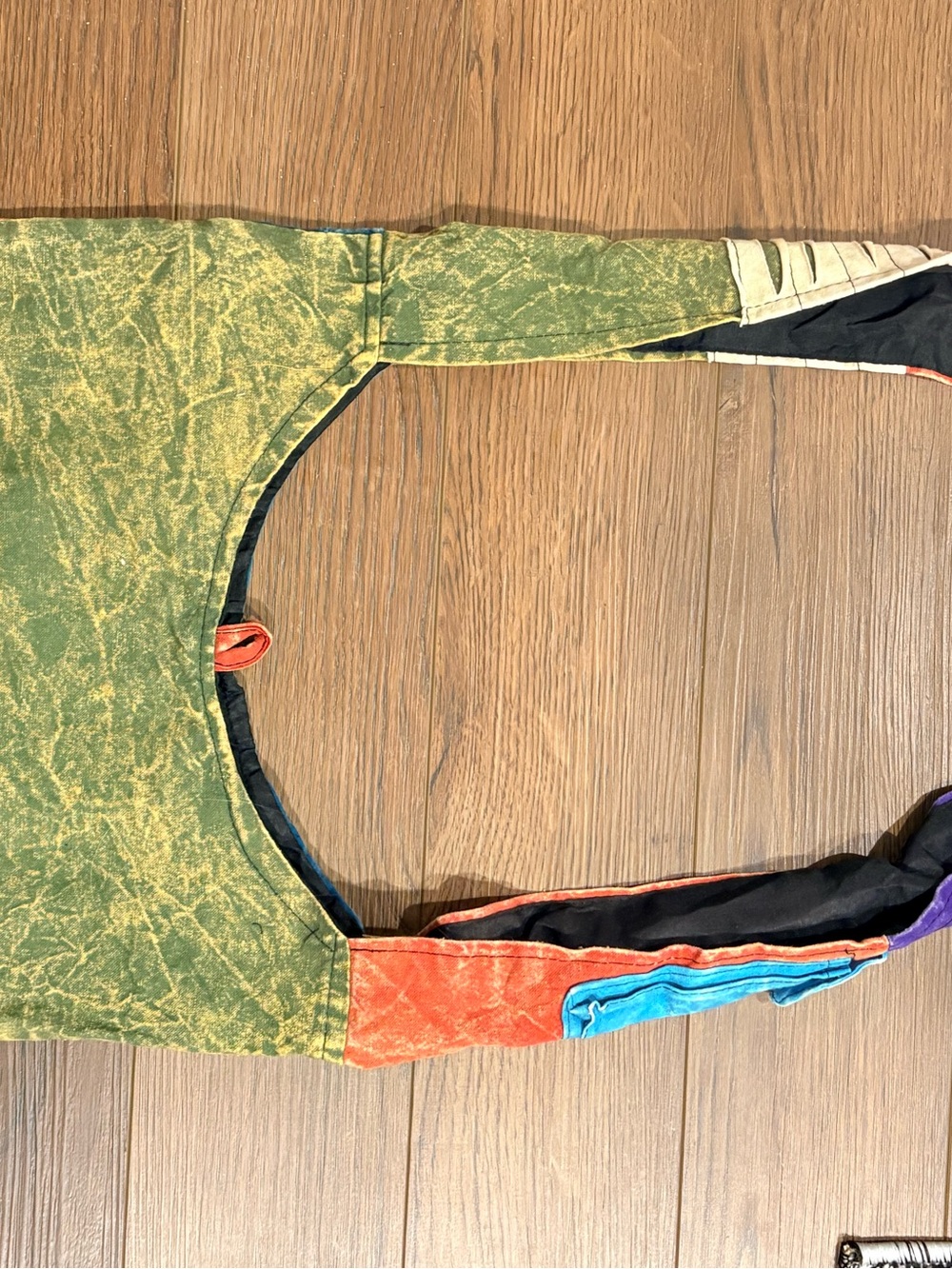 Kathmandu Imports Patchwork Crossbody Bag in Multi-Color - Picture 6 of 6